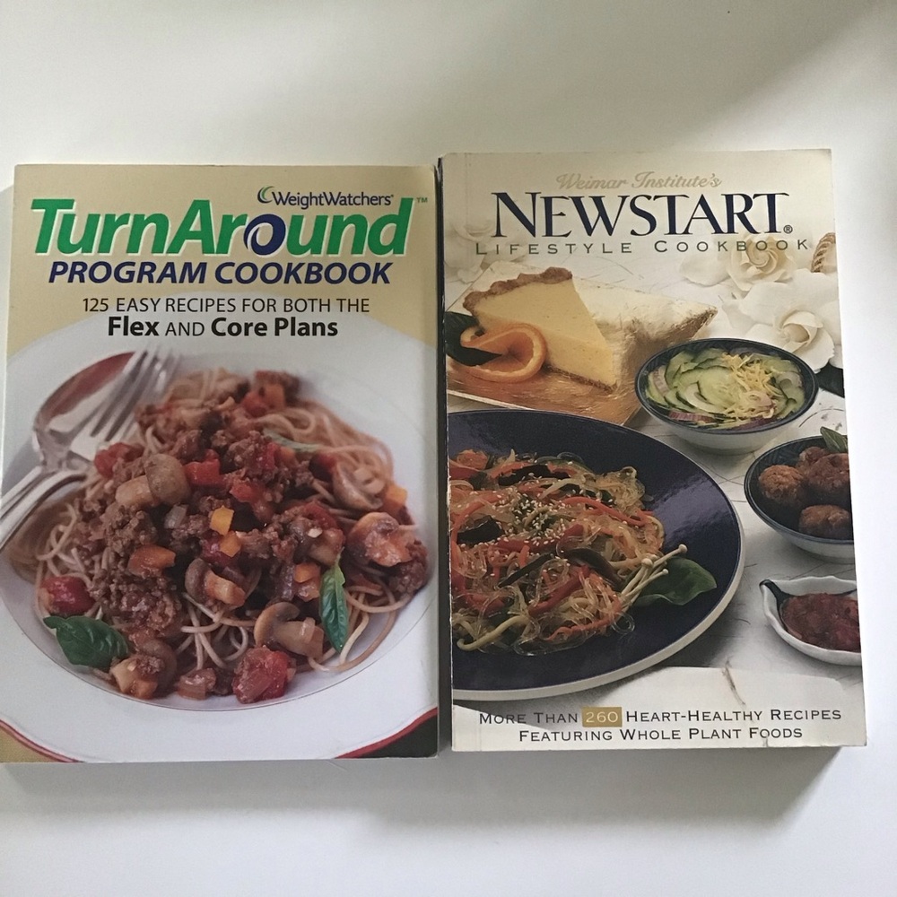 Lot of 2 Weight Watchers Cookbook PB
